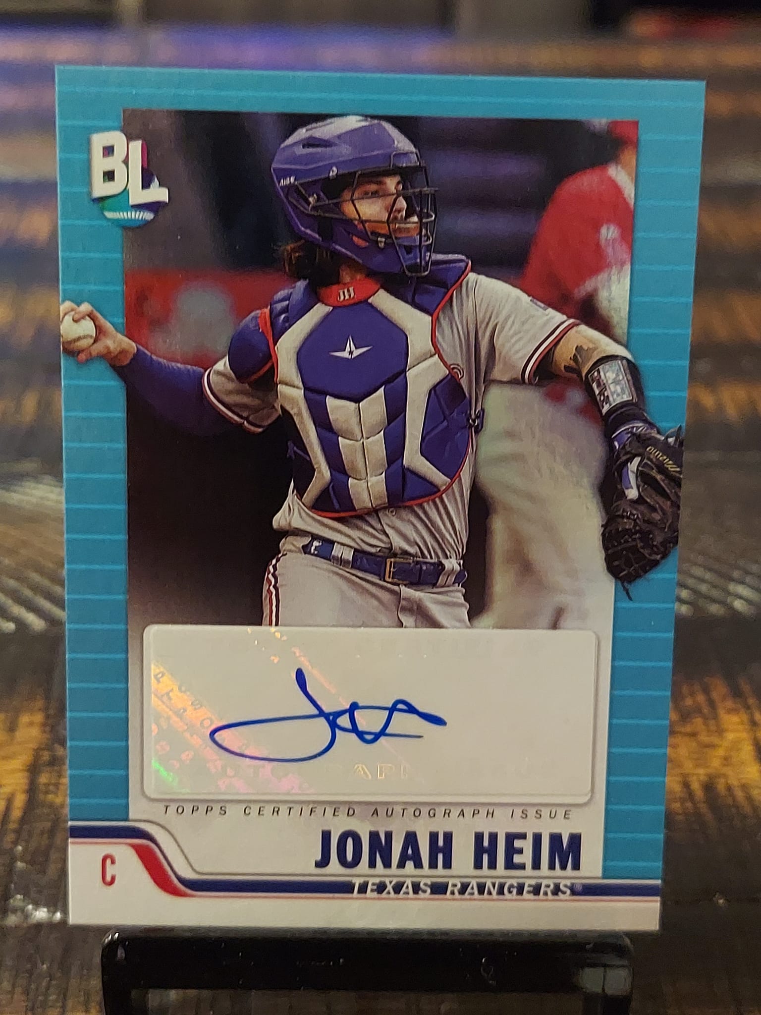 2023 Topps Big League Baseball Jonah Heim Auto