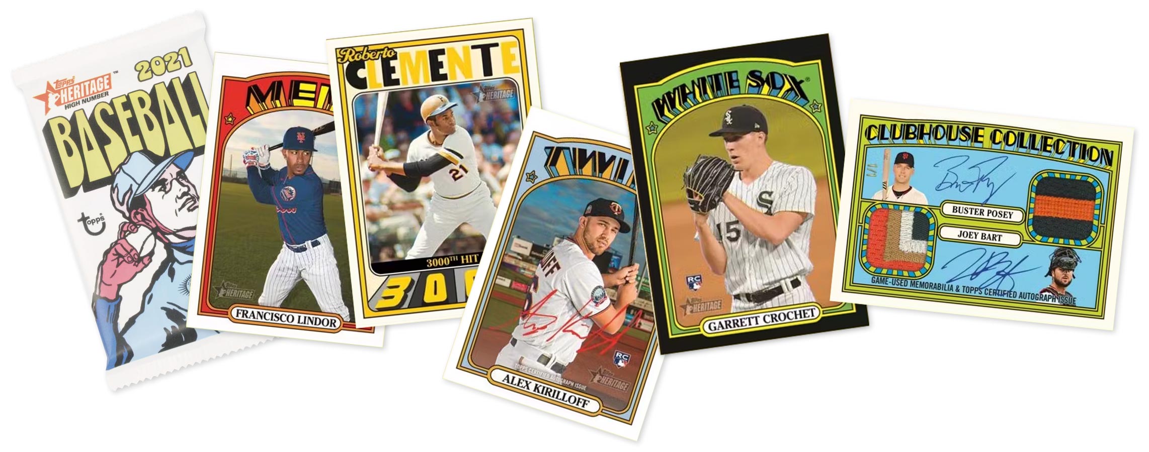 2021 Topps Heritage High Number Baseball Cards