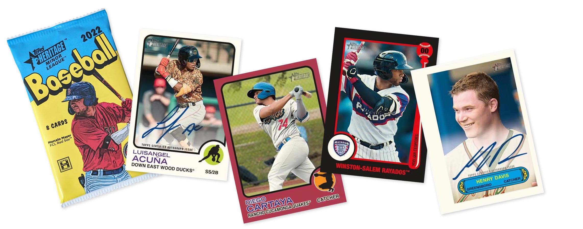 2022 Topps Heritage Minor League Baseball Packs